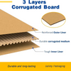 Multi Size/Pack - Corrugated Cardboard Packing Shipping Mailing Moving Boxes