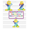 Handwriting Paper for Kids: Practicular Alphabet Learning with fun.: Cursive Writing Book Paper:3-Line and Checkered Writing Sheets for Kids(8x10, - Paperback