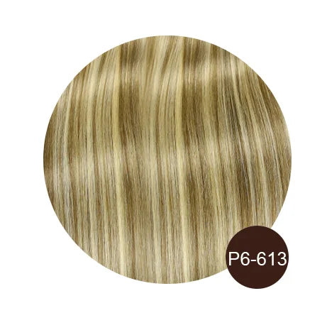 Women Toupee With Bangs Breathable 100% Real Human Hairpiece Blonde Color Wigs