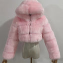 Furry Cropped Faux Fur
