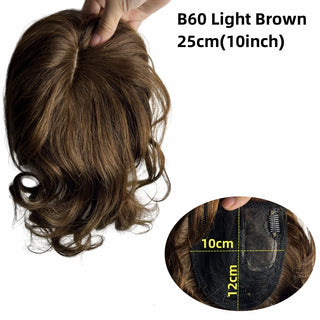 Buy b60-light-brown Topper Bangs Hair Pieces