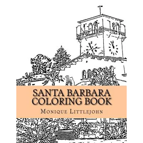 Santa Barbara Coloring Book - Paperback