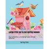 Large Print Dot to Dot Spring Season: Easy to Read Dot to Dot Spring Flowers Animals Butterflies - Paperback