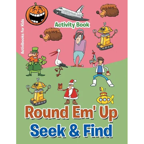 Round 'Em Up Seek and Find Activity Book - Paperback