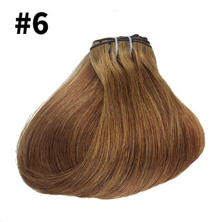 Buy 6 Clip in Hair Extensions 120g 8pcs 100% Human Hair