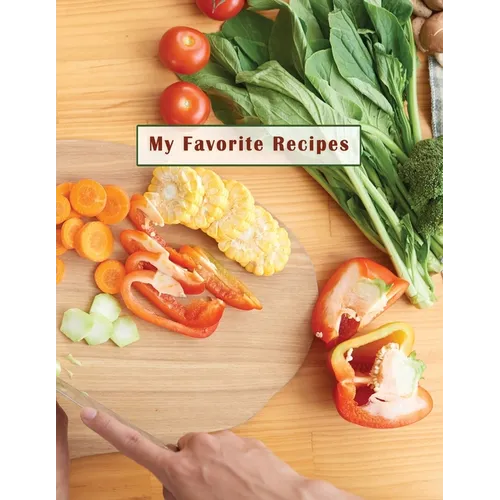 Low Vision Recipe Book: My Favorite Recipes: Personal Cookbook with Large Print and Bold Lines on White Paper for Visually Impaired - Paperback