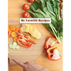 Low Vision Recipe Book: My Favorite Recipes: Personal Cookbook with Large Print and Bold Lines on White Paper for Visually Impaired - Paperback