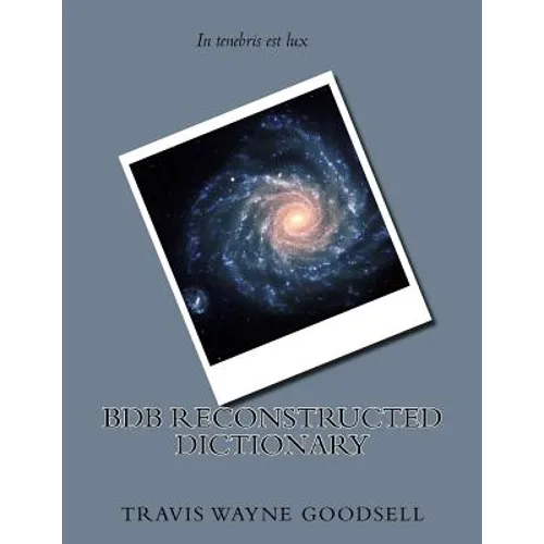 BDB Reconstructed Dictionary - Paperback