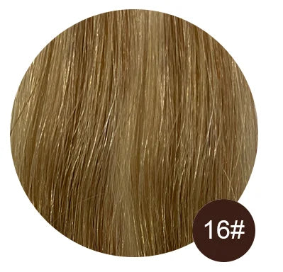 Women Toupee With Bangs Breathable 100% Real Human Hairpiece Blonde Color Wigs