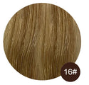 Women Toupee With Bangs Breathable 100% Real Human Hairpiece Blonde Color Wigs