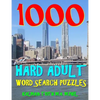1000 Hard Adult Word Search Puzzles: Fun Way to Improve Your IQ - Paperback