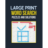 Large Print Word Search Puzzle and Solutions: Word Search Book Challenging and Fun Puzzles for Seniors, Brian Game Book for Seniors in This Christmas - Paperback