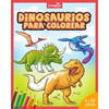 Dinosaurios para colorear: Mi gran libro de dinosaurios para colorear. Imágenes únicas e interesantes datos de los dinosaurios más famosos. Para niños - Paperback