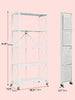 Heavy-Duty Shelving Unit | Metal 3/4/5-Tier Storage Rack