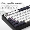 XVX Lotus Cherry Profile Shine-Through Dye-Sub PBT Keycap Set (133-Key)