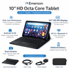 Emerson 10" HD Octa Core Tablet with Android 14 - Refurbished