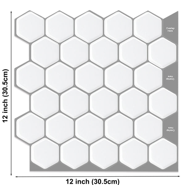 Strong Adhesive Subway Tiles Vinyl Wallpaper Peel and Stick