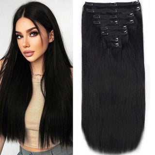Clip in Hair Extensions 120g 8pcs 100% Human Hair