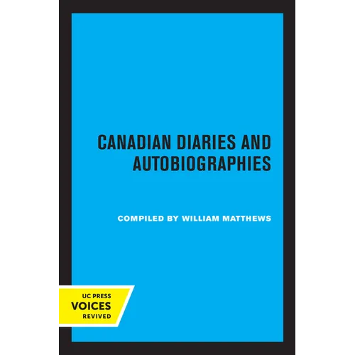 Canadian Diaries and Autobiographies - Paperback