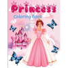 Princess coloring book: 60 unique and beautiful designs for girls aged 3-9 years - a great gift - Paperback