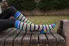 Women's Colorful Stripe Knee High Socks Set