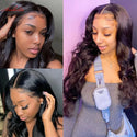 Wigs Human Hair Lace Front Wig 100% Human Hair Wigs Glueless 5x6 Body Wave Wig 13x4 Transparent Closure Brazilian Human Hair