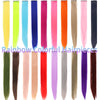 22 Inch Synthetic Colored Highlight Hair Extensions