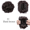 LARGE Comb Clip in Curly Hair Extension