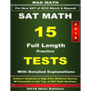 2018 New SAT Math 15 Tests - Paperback