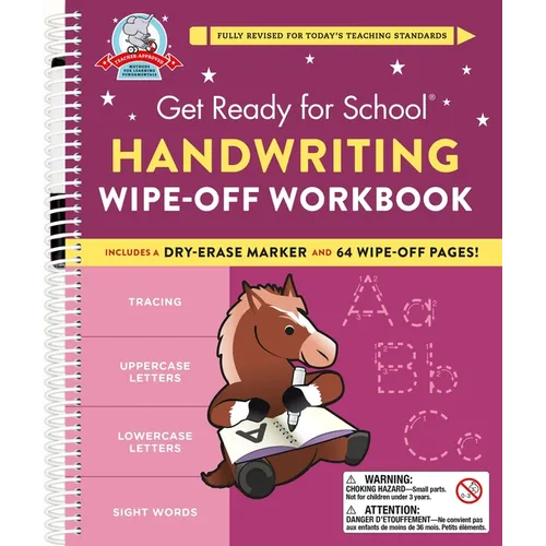 Get Ready for School: Handwriting Wipe-Off Workbook - Spiral