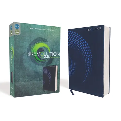 NIV, Revolution Bible, Imitation Leather, Blue: The Bible for Teen Guys - Imitation Leather