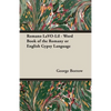 Romano LaVO-Lil - Word Book of the Romany or English Gypsy Language - Paperback