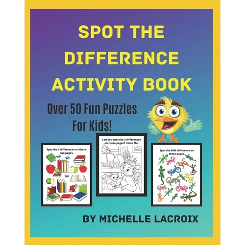 Spot the Difference Activity Book - Paperback