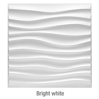 Buy d-bright-white Non-Self-Adhesive 3D Wall Sticker