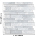 Strong Adhesive Subway Tiles Vinyl Wallpaper Peel and Stick