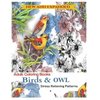 Coloring Book for Adult: Owls & Birds: Relaxation Designs to Color! - Paperback