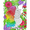 Wonderful Flowers Coloring Book for Adults: An Adult Coloring Book for Stress Relief and Relaxation (Hand-Drawn Images Exclusively Designed) - Paperback