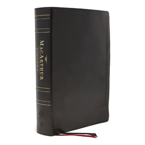 Esv, MacArthur Study Bible, Black Genuine Leather, Thumb Indexed: Unleashing God's Truth One Verse at a Time (Holy Bible, English Standard Version) - Leather