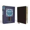 NIV Study Bible, Fully Revised Edition, Bonded Leather, Black, Red Letter, Comfort Print - Bonded Leather
