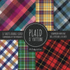 Plaid O' Pattern Scrapbook Paper Pad 8x8 Scrapbooking Kit for Papercrafts, Cardmaking, DIY Crafts, Tartan Gingham Check Scottish Design, Multicolor - Paperback