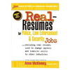 Real-Resumes for Police, Law Enforcement, & Security Jobs - Paperback