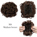 LARGE Comb Clip in Curly Hair Extension