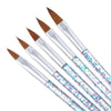 Crystal Handle Acrylic Powder Nail Brushes