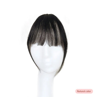Buy a63-natural-color 100% Human Hair Invisible Air Bangs Hair Clip-In Extension