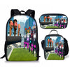 New 3PC-SET Skibidi Toilet Man Backpack Custom Game Peripheral Schoolbags For Primary Secondary School Teenage