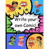 How to Write Your own Comic Book with Black Panels for Creative Kids: Includes Handy How to Write a Story Comic Script, Story Brain Storming Ideas, an - Paperback