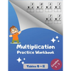 Multiplication Practice Workbook, Tables 0-11, Grades 3-5: Multiplications with Digits 0 to 11; Over 1700 Math Drills; Multiplication Table included. - Paperback