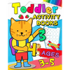 Toddler Activity books ages 3-5: Fun with Numbers, Letters, Shapes, Colors, Animals: Big Activity Workbook for Toddlers & Kids Ages 1, 2, 3, 4 - Paperback