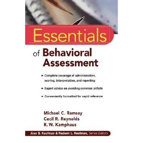 Essentials of Behavioral Assessment - Paperback