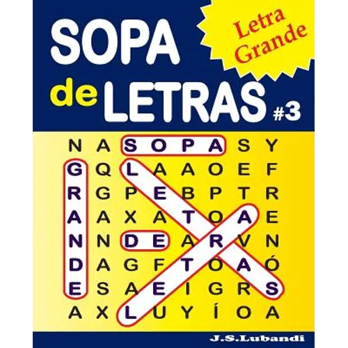 SOPA de LETRAS #3 (Letra Grande) - Paperback